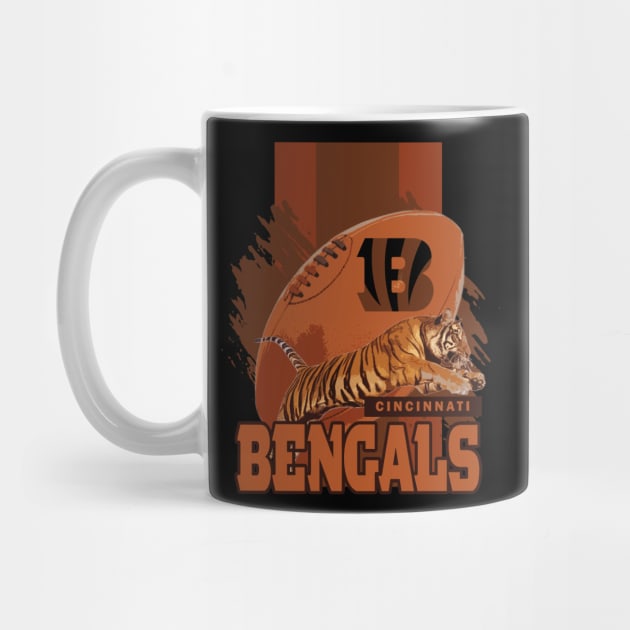 Cincinnati bengals - Football Tiger by Mortensen